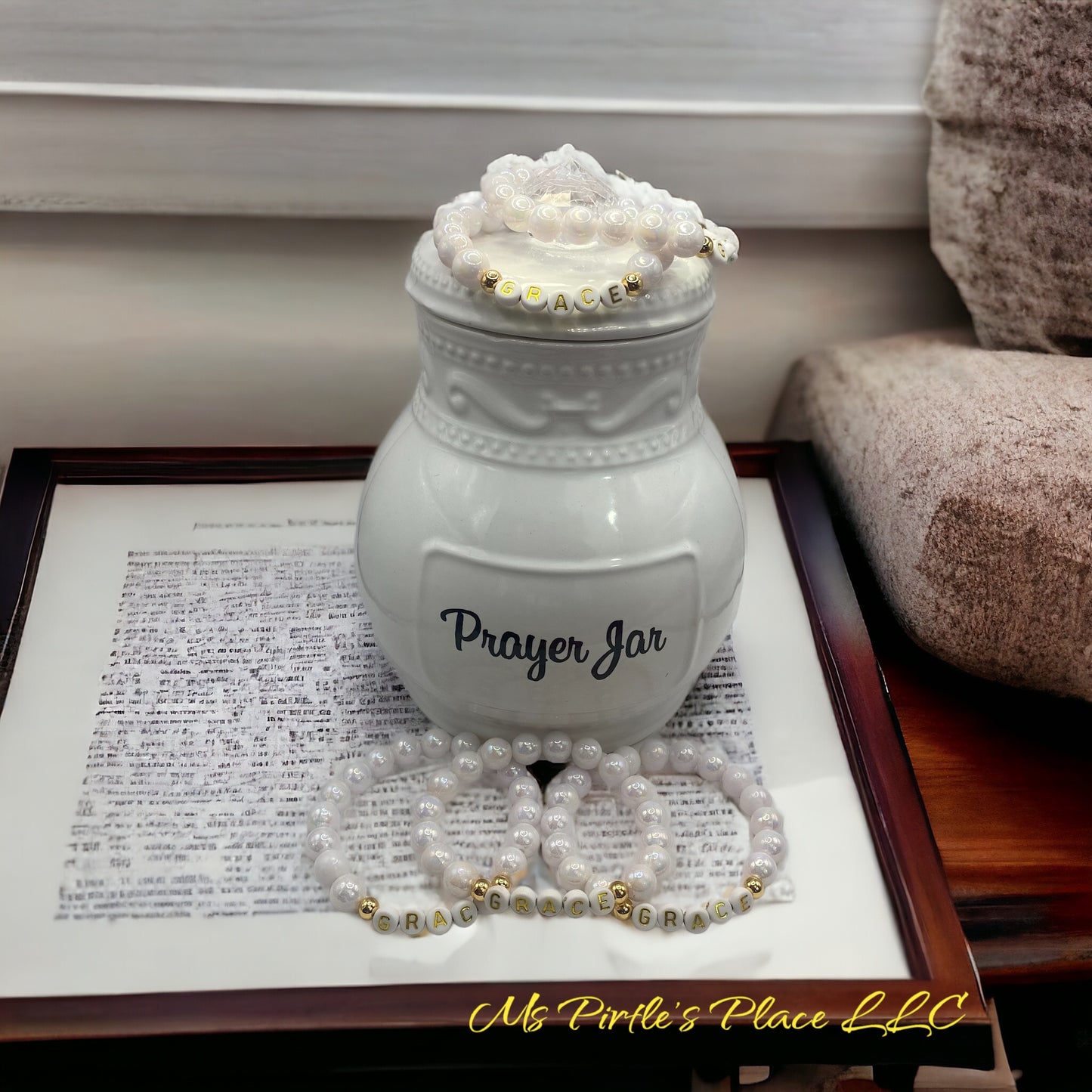 Imitation Pearl Round White Inspiration Bracelets